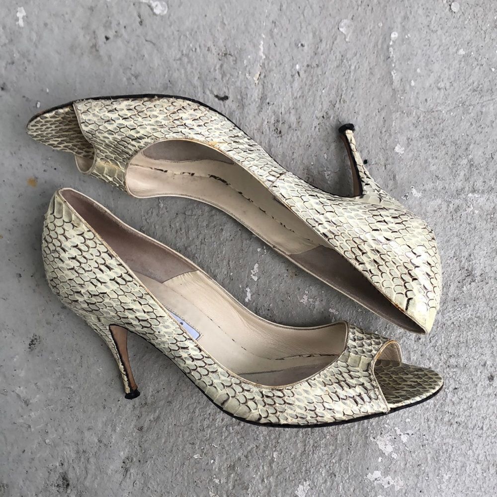 Brian Atwood Faux snake
